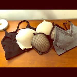 Bundle of nursing/pumping bras!